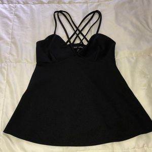 EXPRESS STRAPPY BABYDOLL TOP